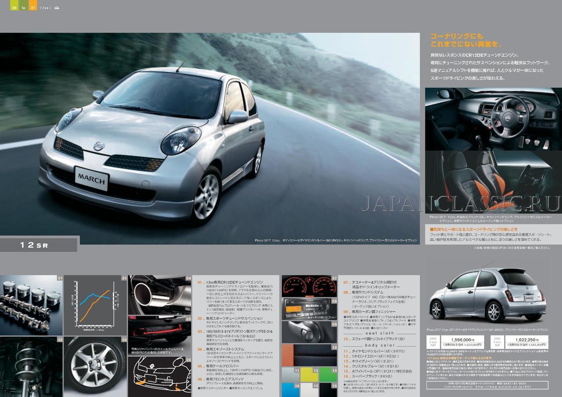 Nissan March 2004 AUTECH 12SR K12