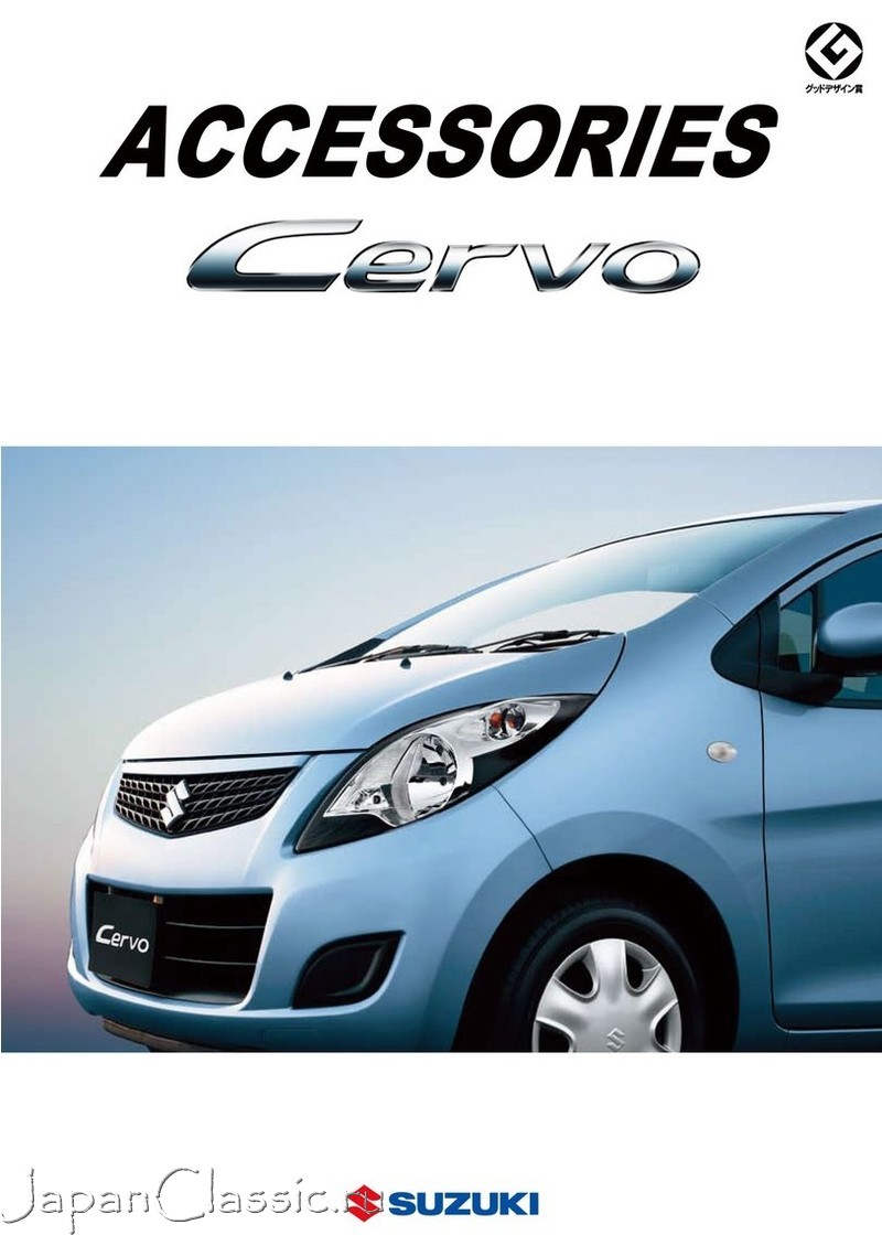 Suzuki Cervo 2009 ACCESSORY HG21S