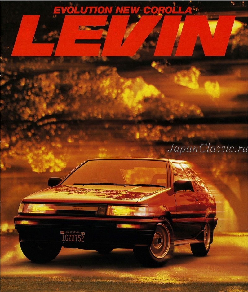 Toyota Corolla levin 1983 AE85,AE86 — 1